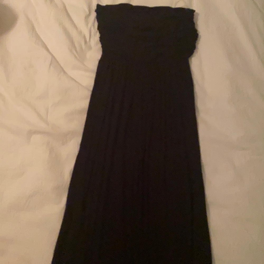 Strapless maxi dress